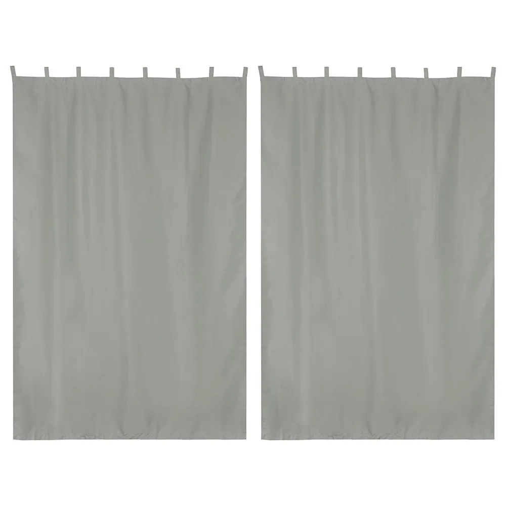 2ct/Pack Tab Top Curtain Panel for Porch, Doors 54x96