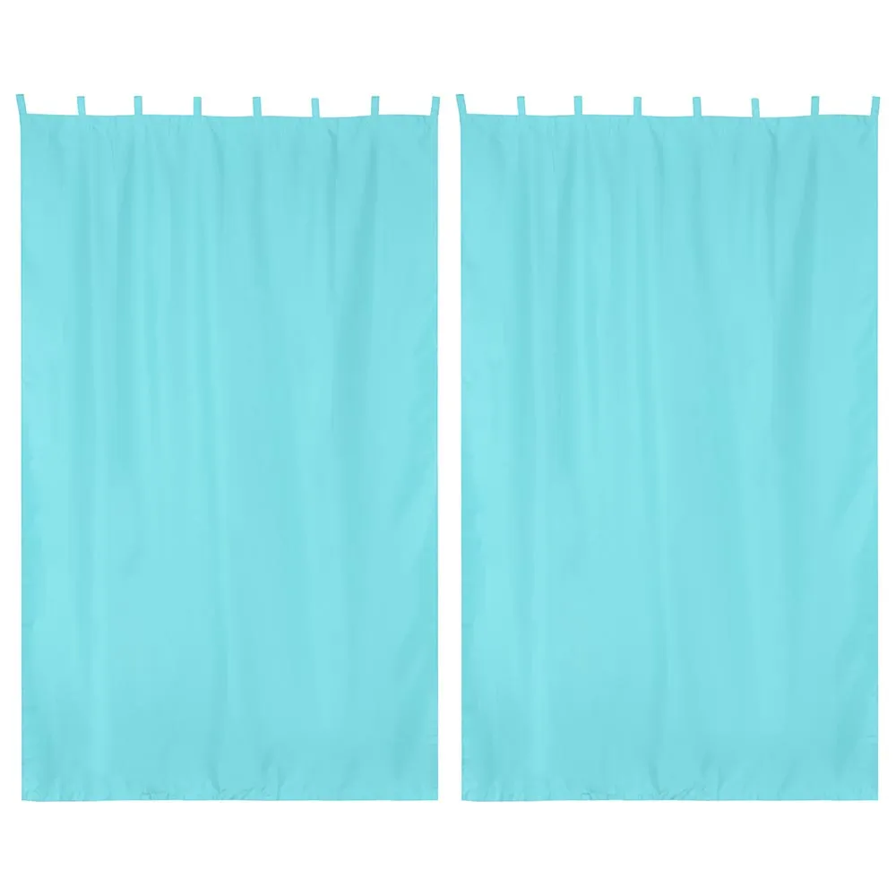 2ct/Pack Tab Top Curtain Panel for Porch, Doors 54x96