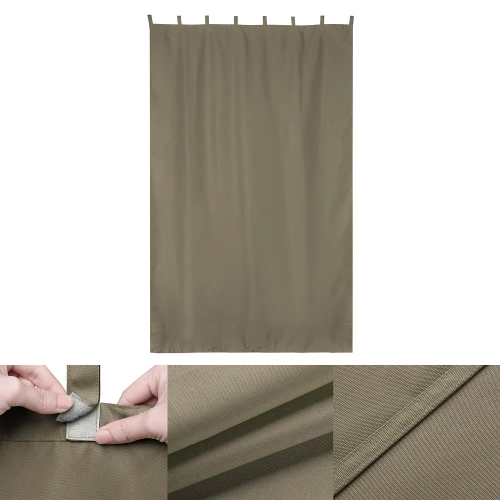 2ct/Pack Tab Top Curtain Panel for Porch, Doors 54x96