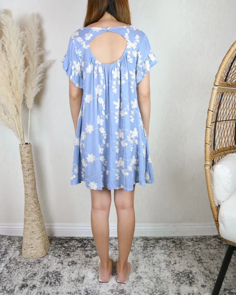 A-Line Embroidered Swing Dress - More Colors