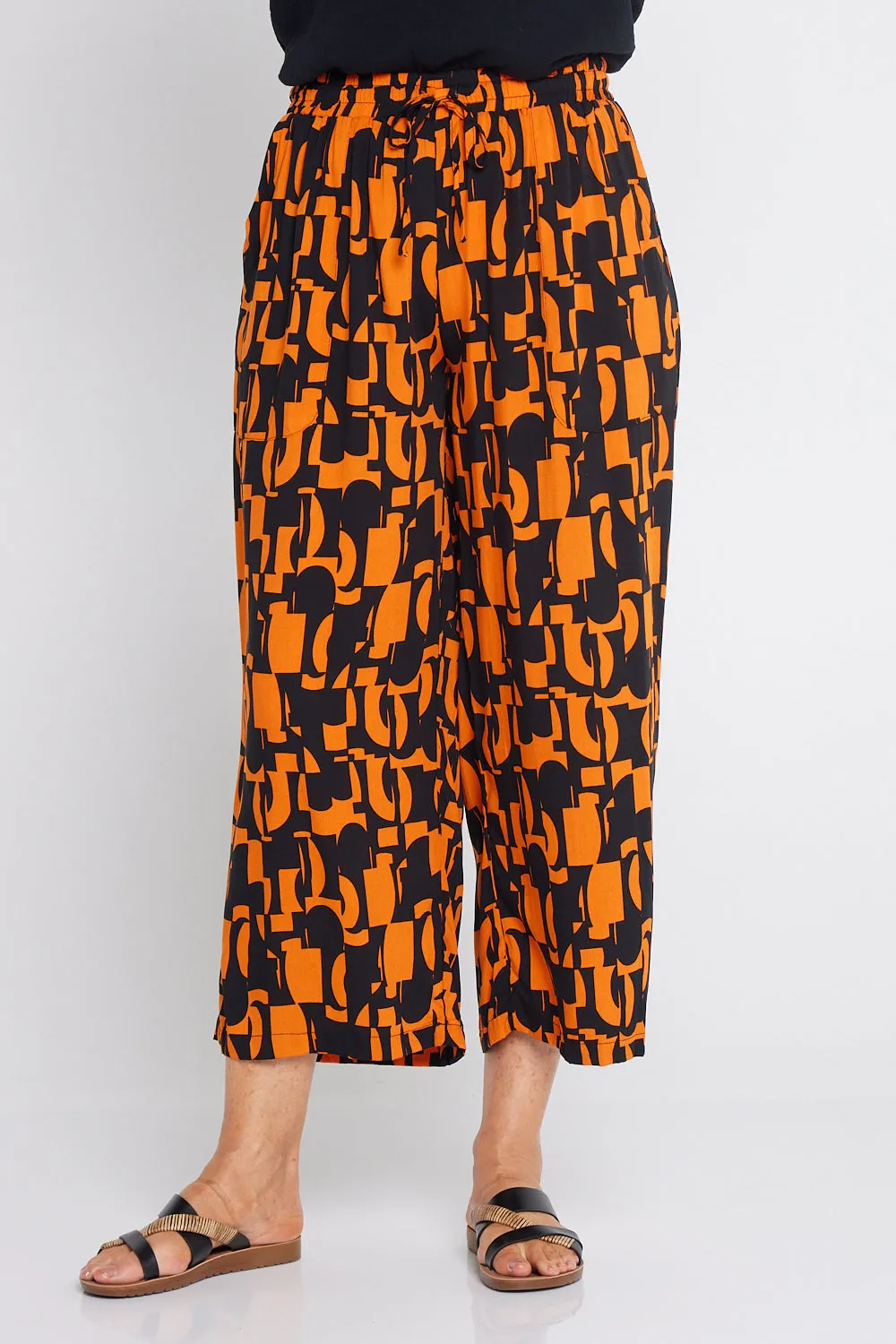 Aiko Lightweight Pants - Midcentury Orange