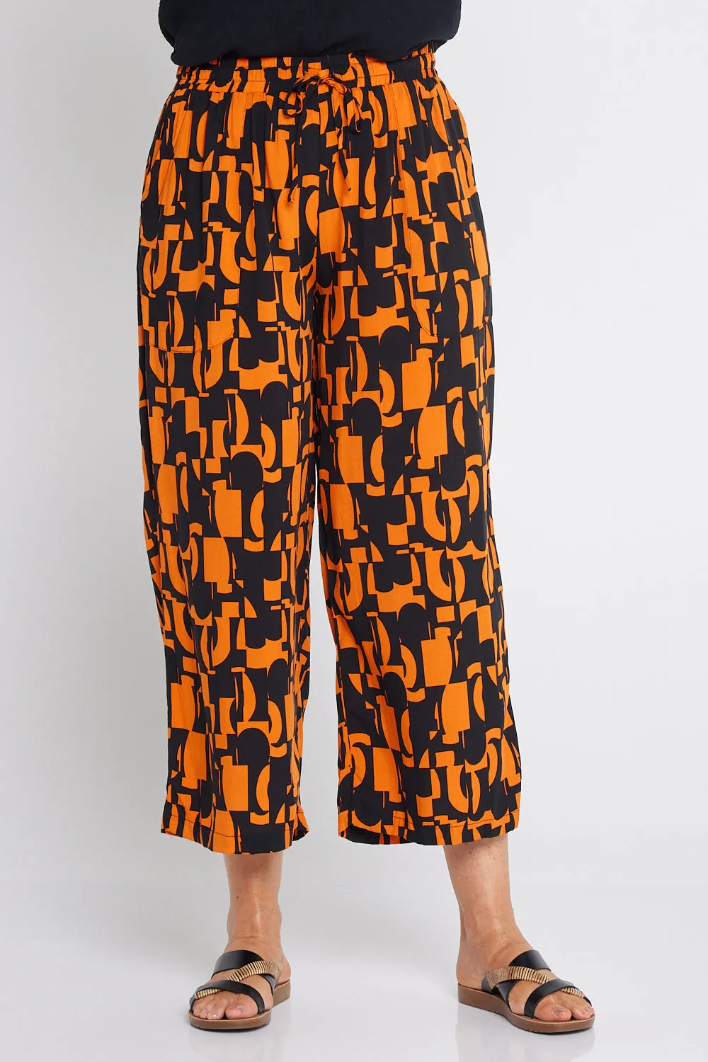 Aiko Lightweight Pants - Midcentury Orange