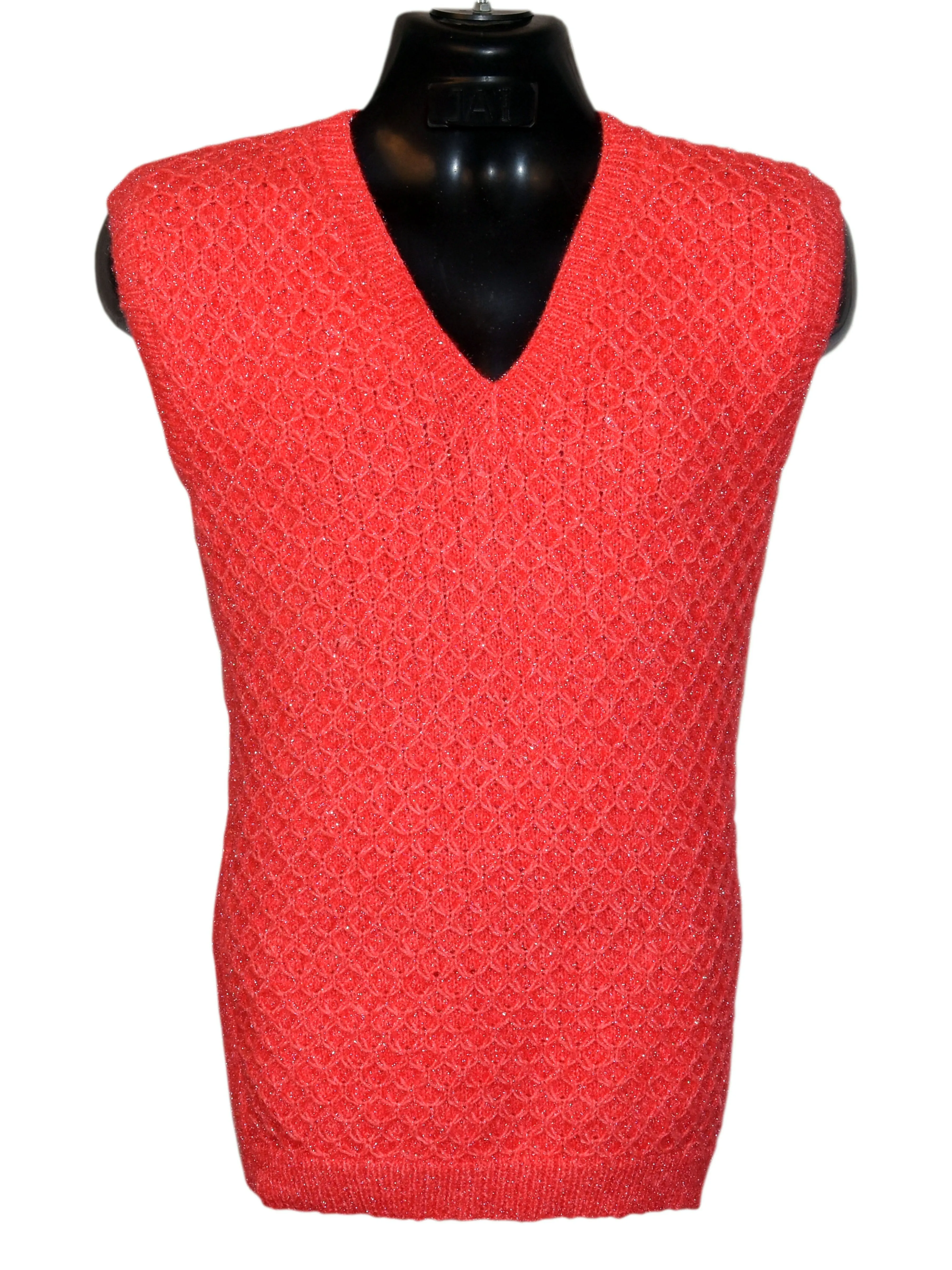 Beautiful Salmon Color Woollen Handmade Graminarts Sweater For Men