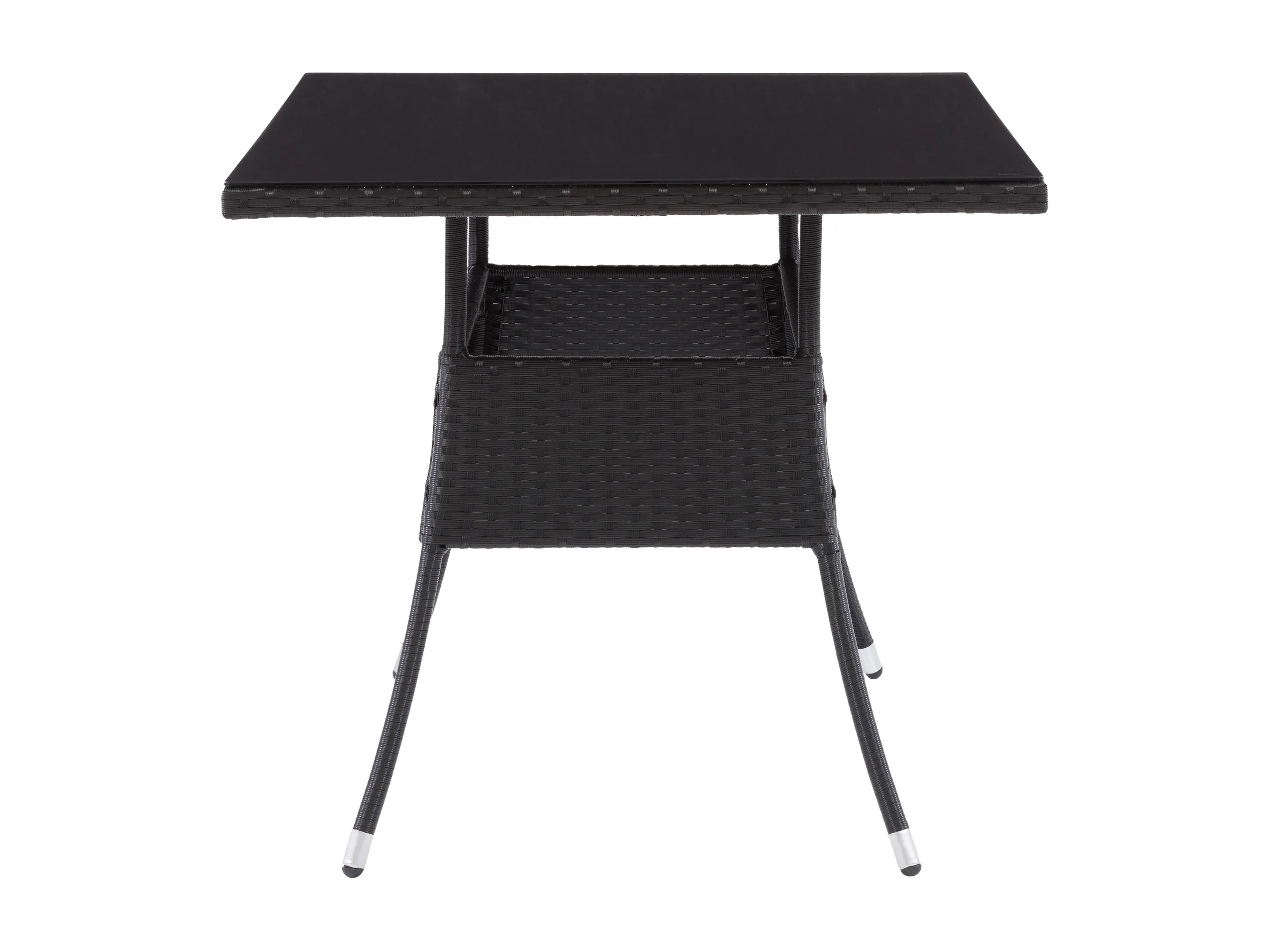 Black Outdoor Dining Table