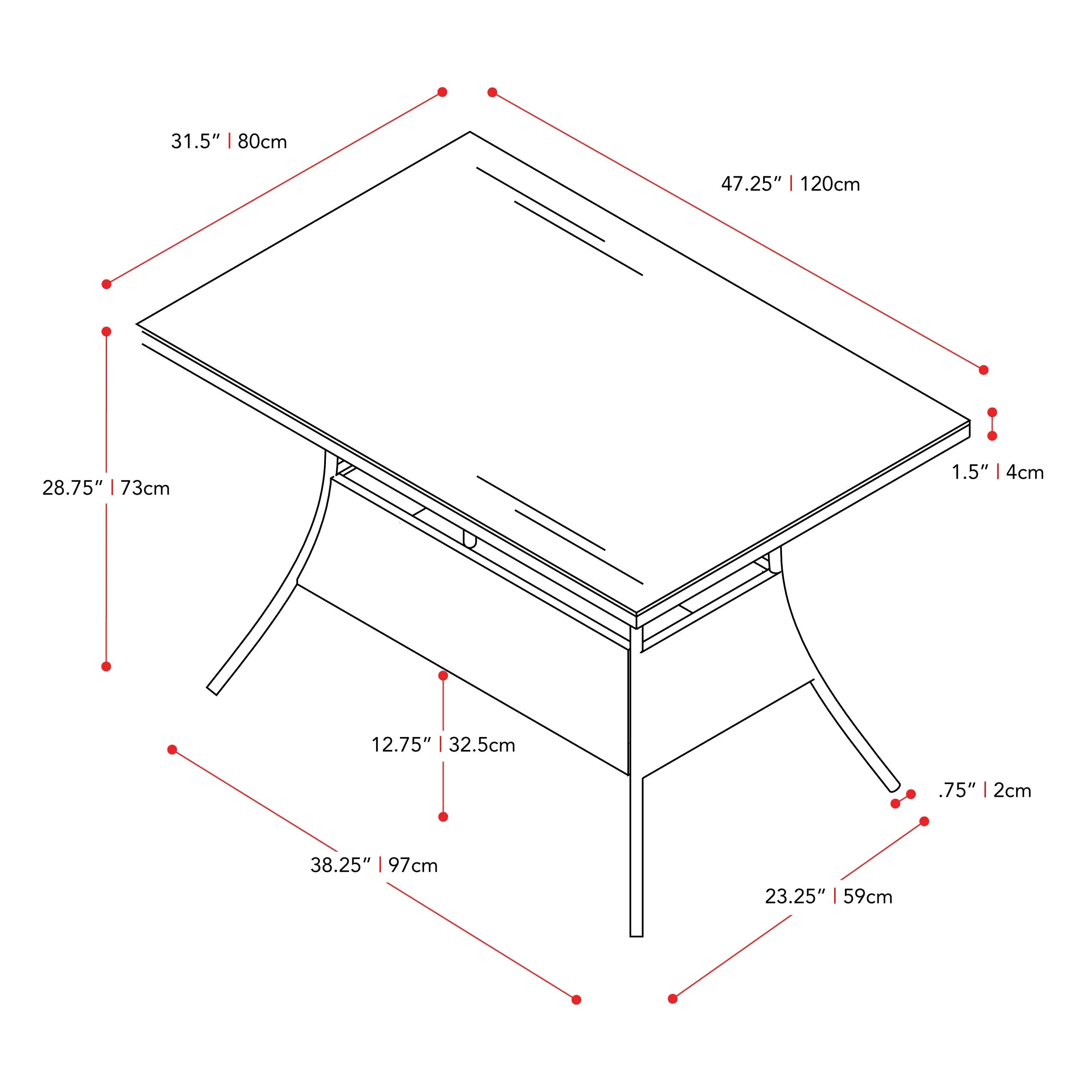 Black Outdoor Dining Table