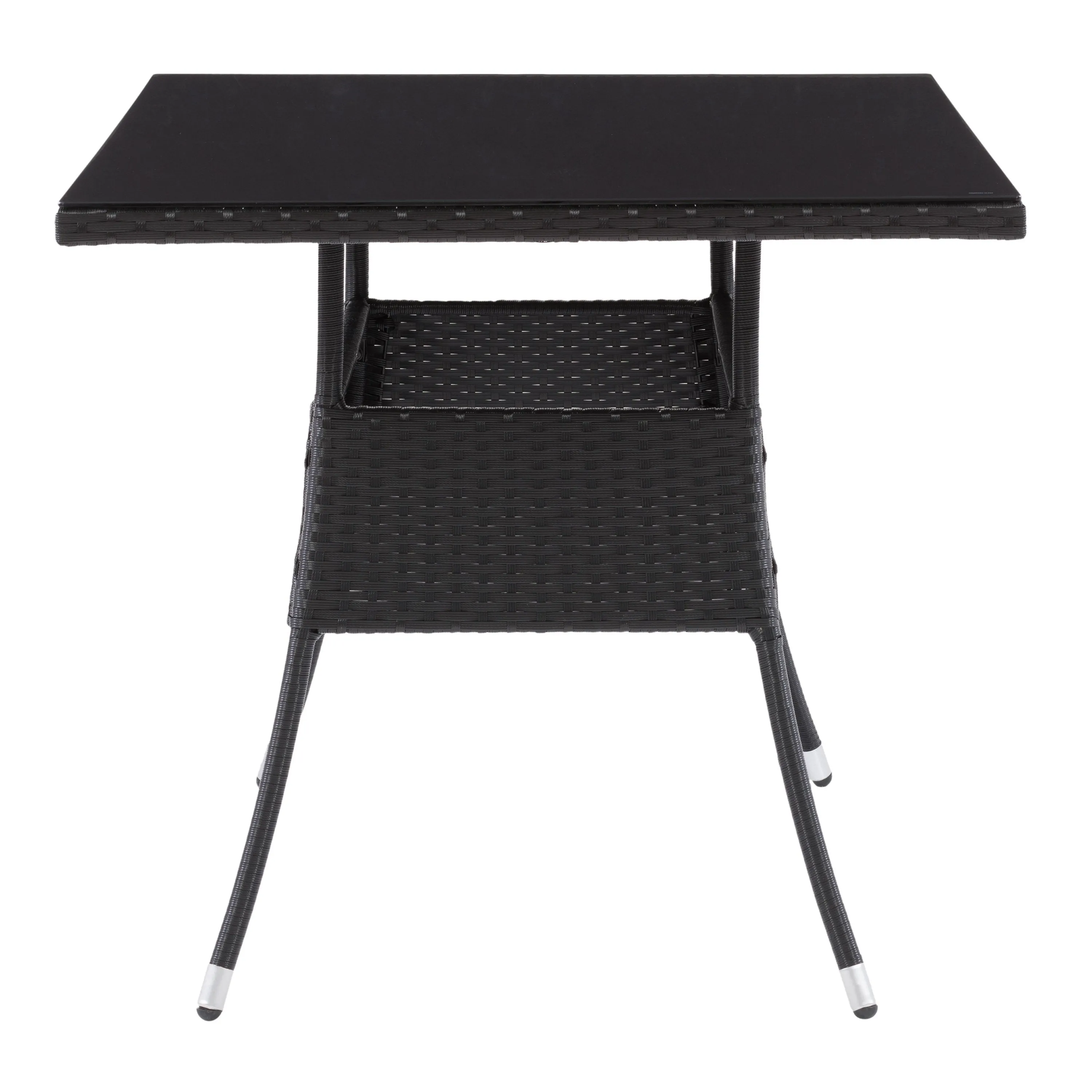 Black Outdoor Dining Table