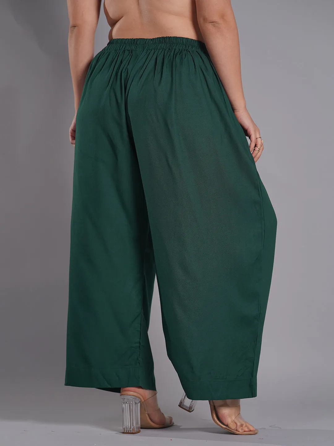 BottleGreen Palazzo Pants