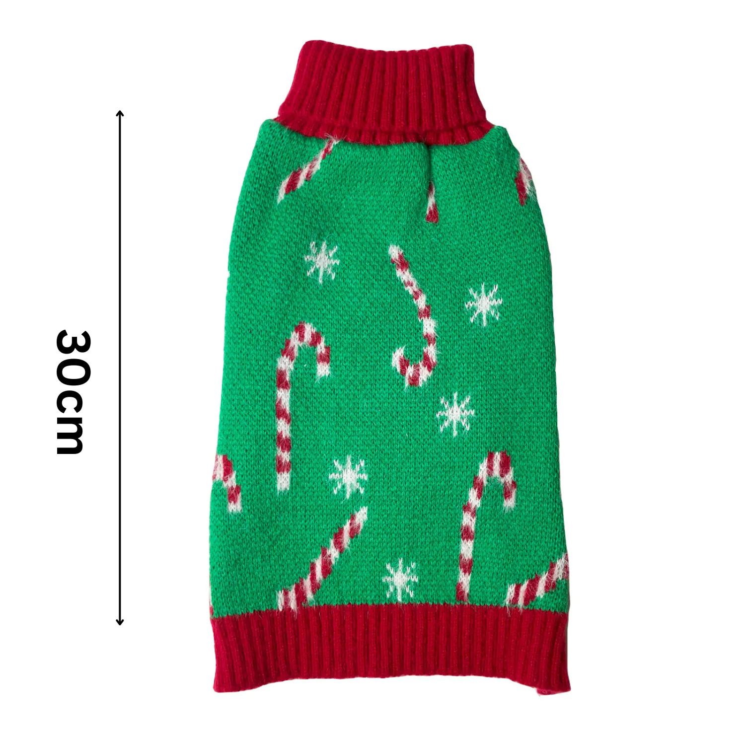 Candy Cane Sweater | Dog Christmas Jumper by Happy Pet