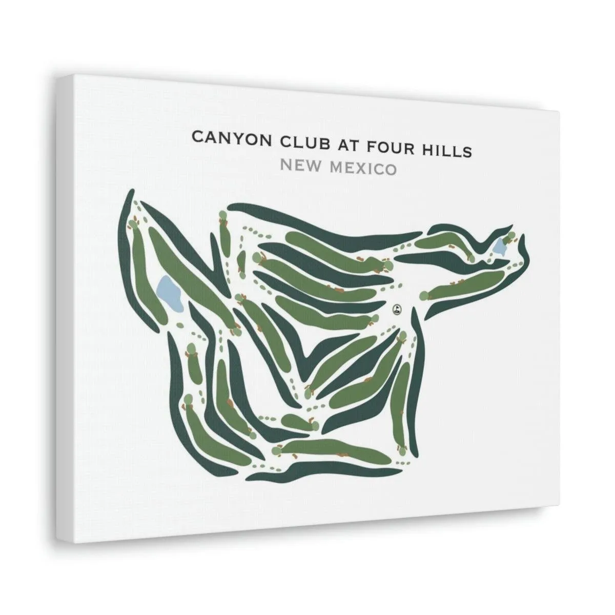 Canyon Club at Four Hills, New Mexico - Printed Golf Courses