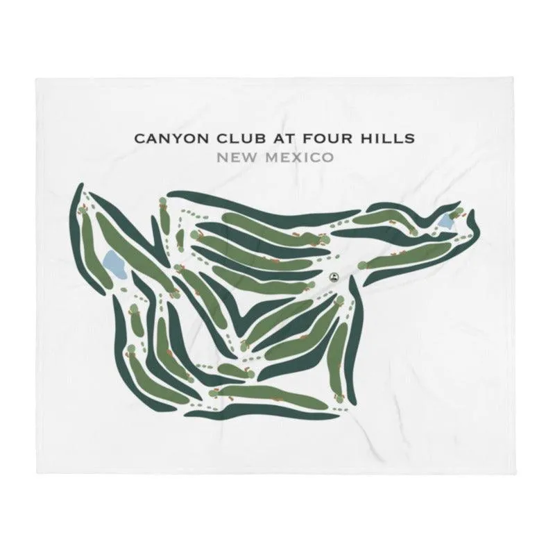 Canyon Club at Four Hills, New Mexico - Printed Golf Courses