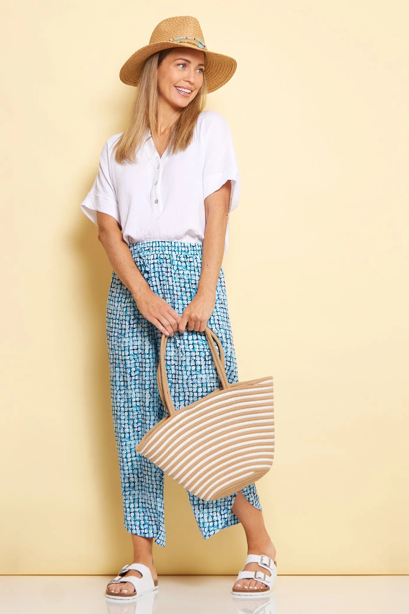 Cartia Pants - Blue Marano