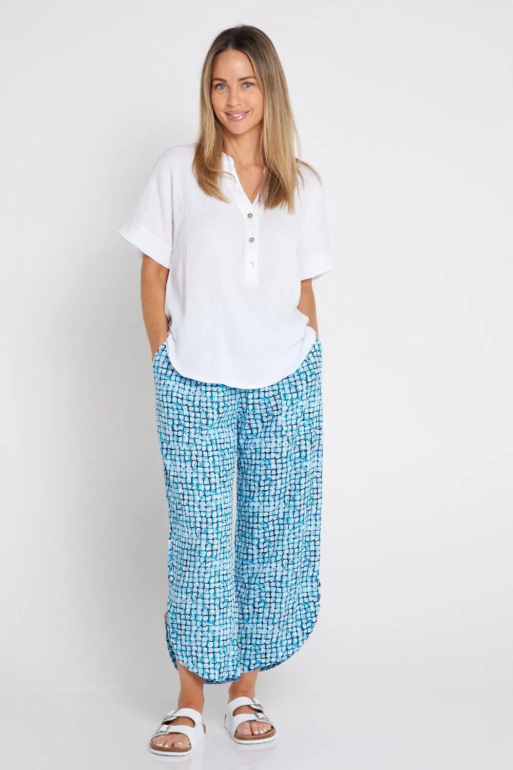 Cartia Pants - Blue Marano