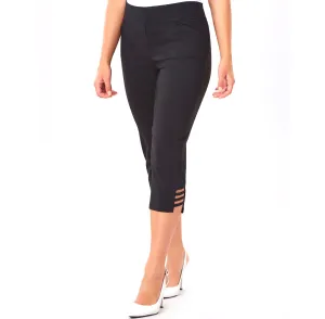 Charlie Paige, Slimming Capri pants with Hem Detail