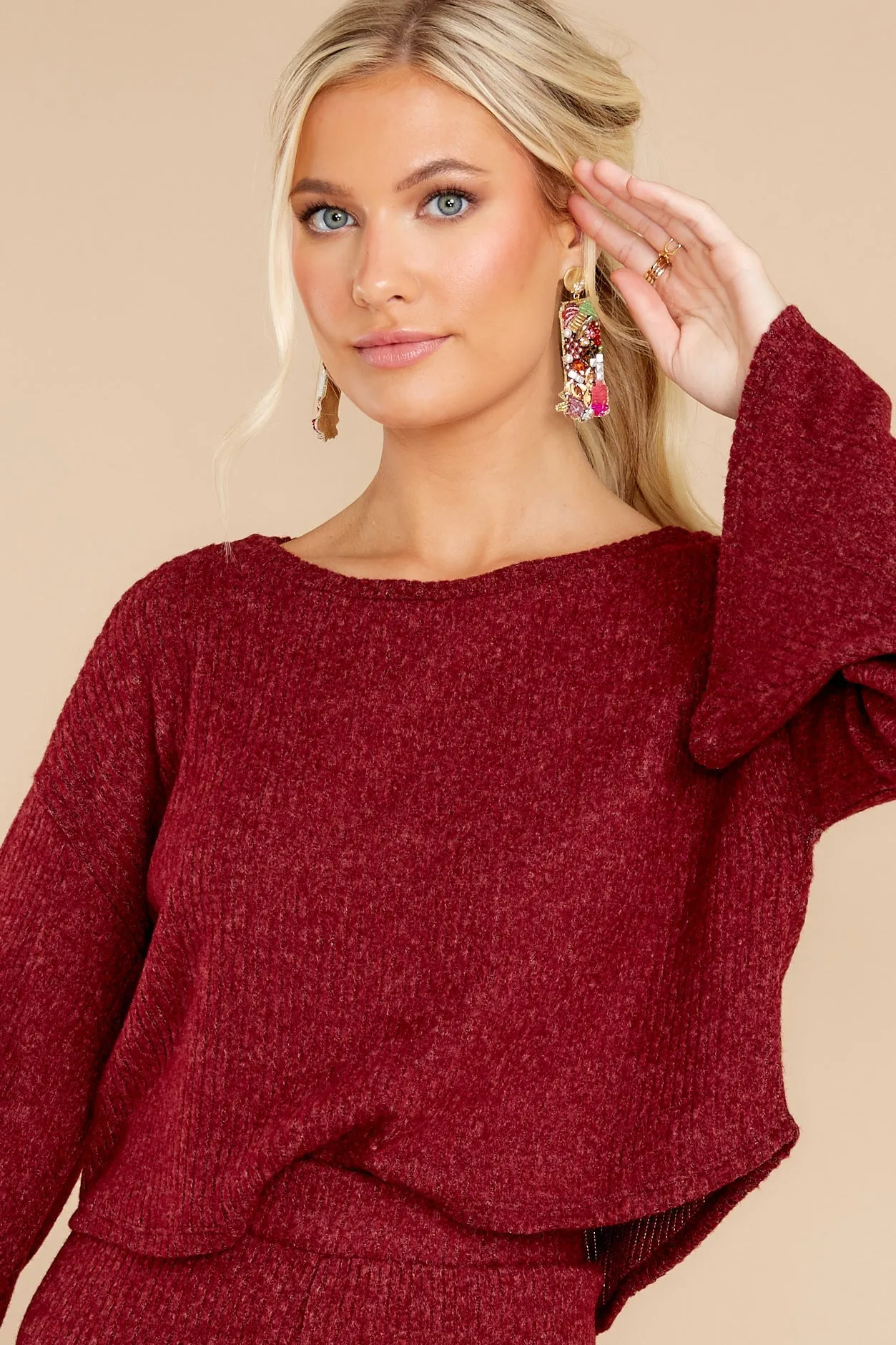 Cozy Season Wine Sweater