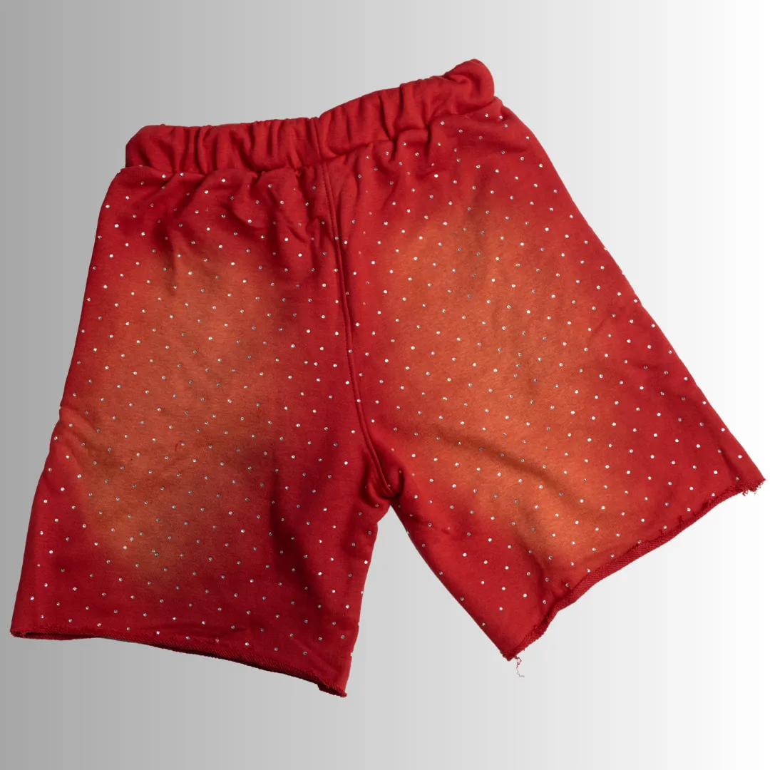 Diamond Slickz Shorts (Red)