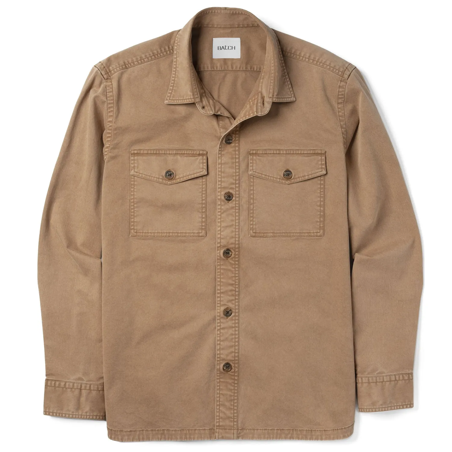 Distiller Shirt Jacket - Khaki Heavy Twill