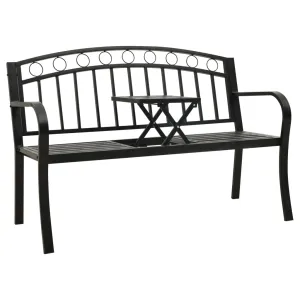 Garden Bench 49.2" Steel