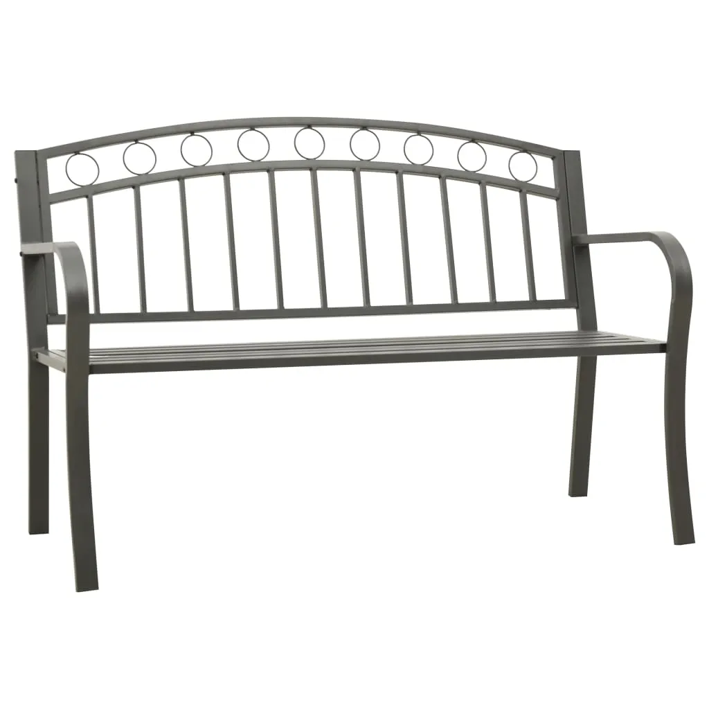 Garden Bench 49.2" Steel