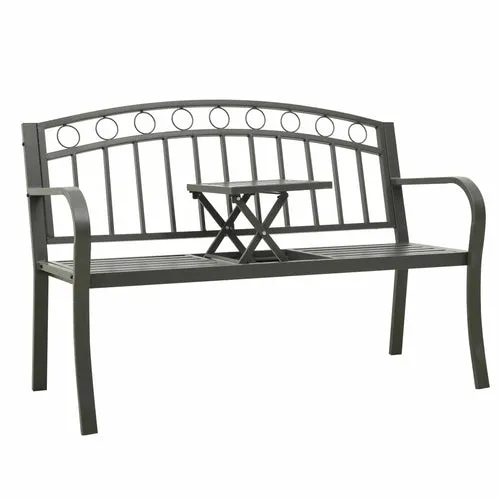 Garden Bench 49.2" Steel