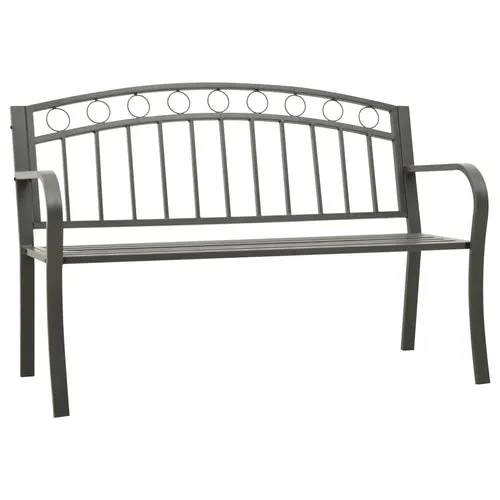 Garden Bench 49.2" Steel