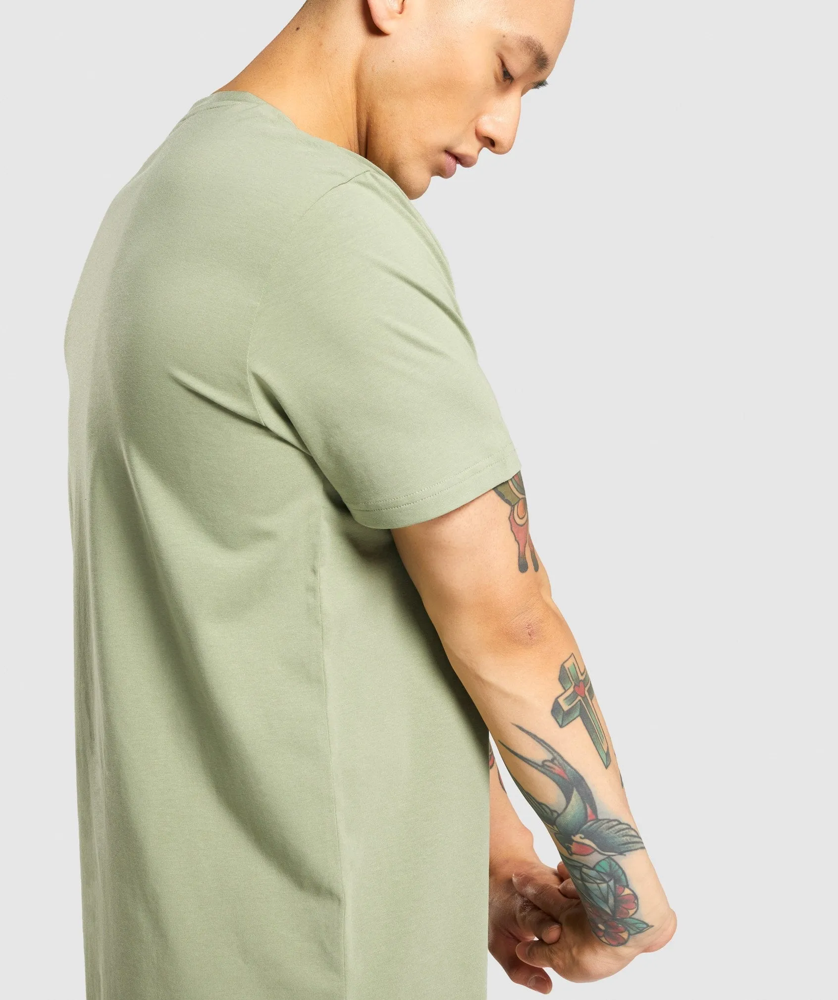 Gymshark Critical Regular Fit T-Shirt - Light Green