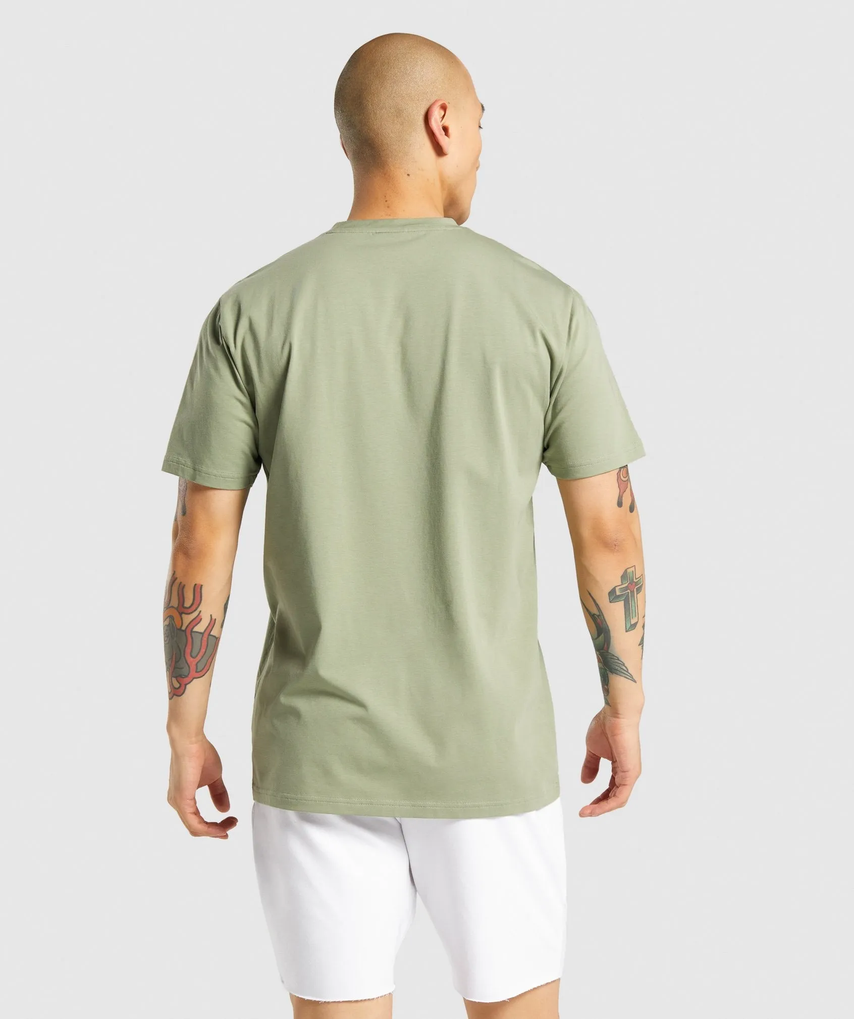 Gymshark Critical Regular Fit T-Shirt - Light Green