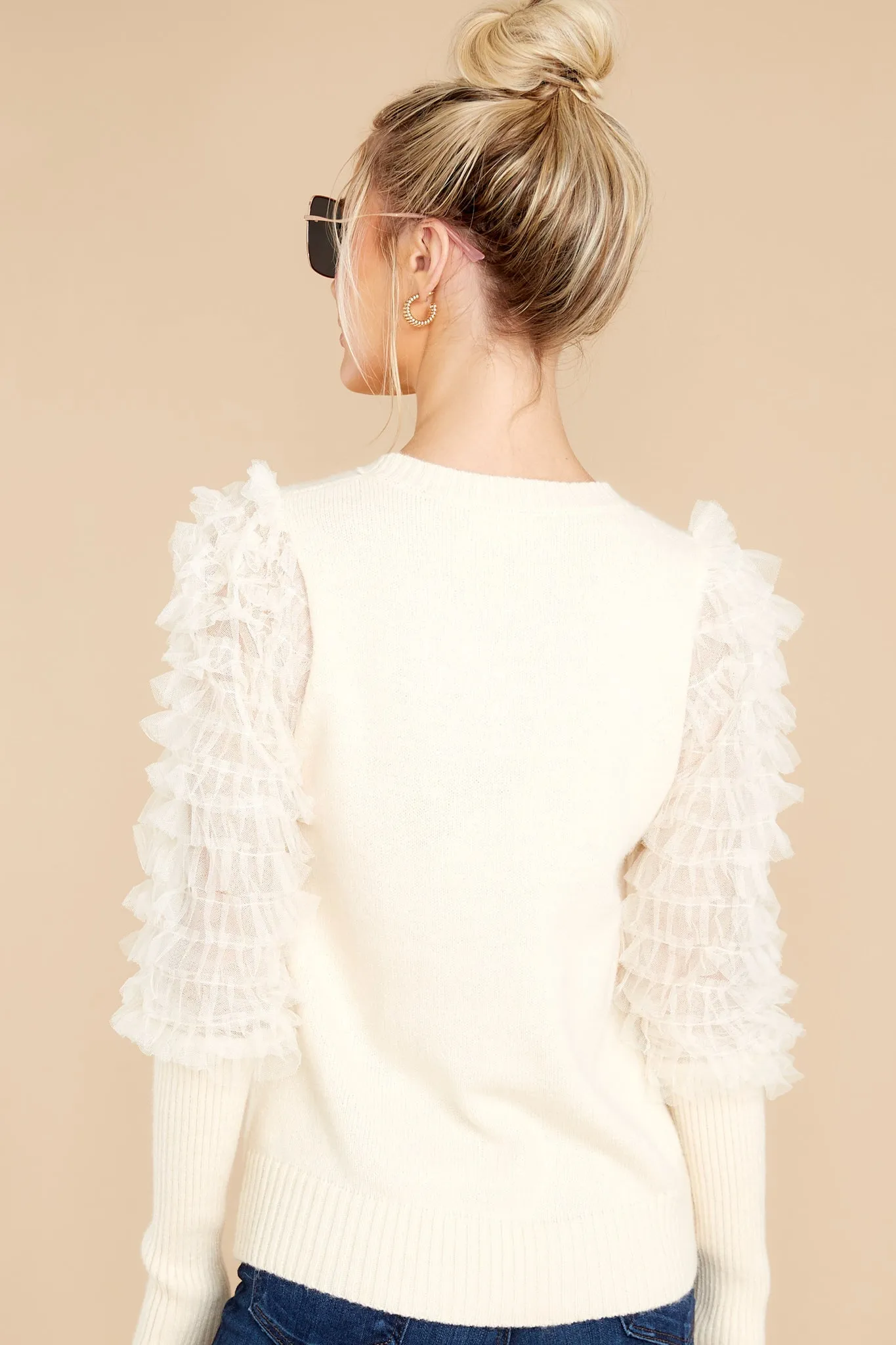 Keep It Fancy Ivory Sweater