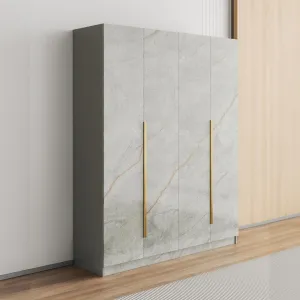 Marble 4 Door Wardrobe – Available In 2 Colours