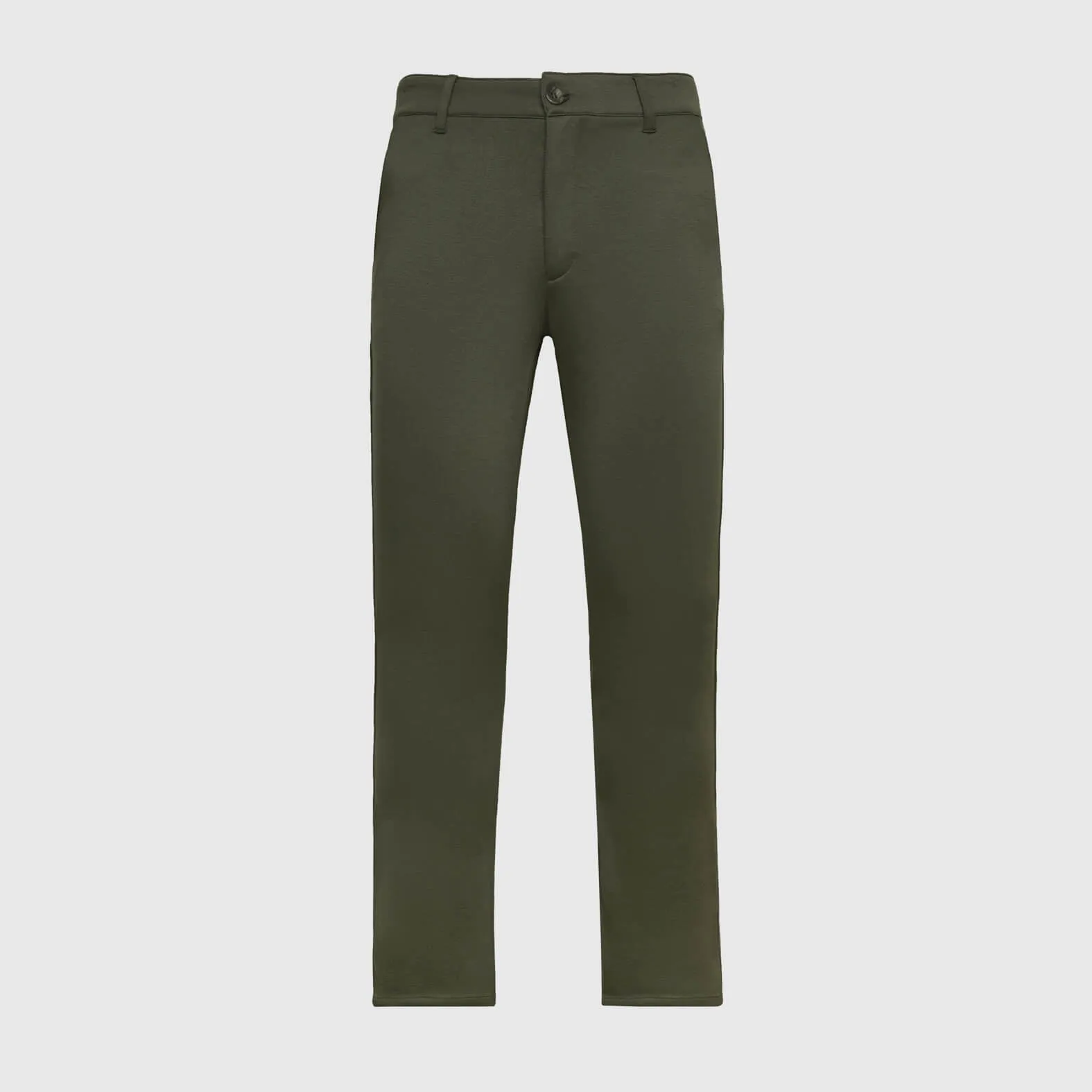 Military Green Slim Comfort Knit Chino Pant