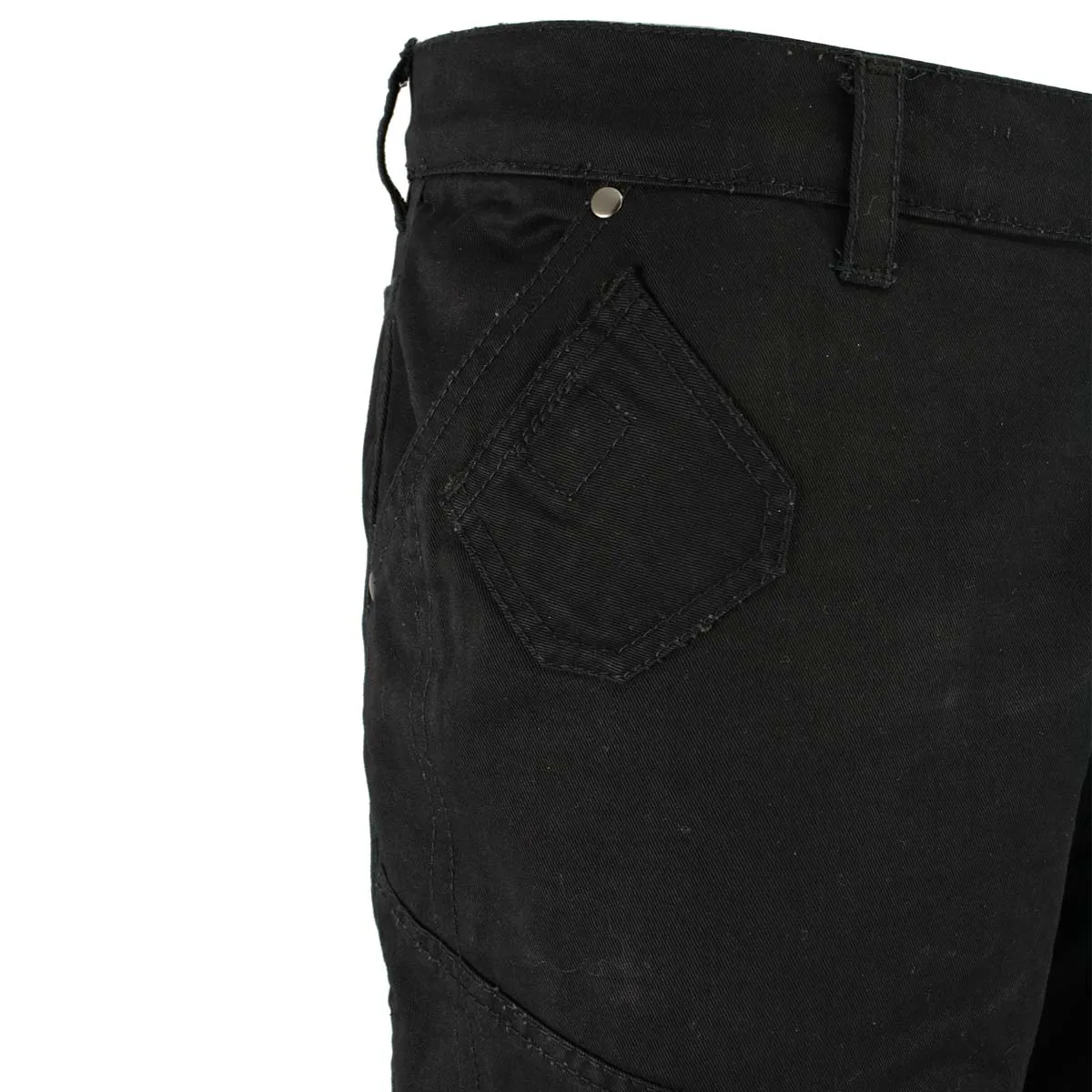 Milwaukee Leather MPM5590 Men's Black Armored Black Cargo Jeans