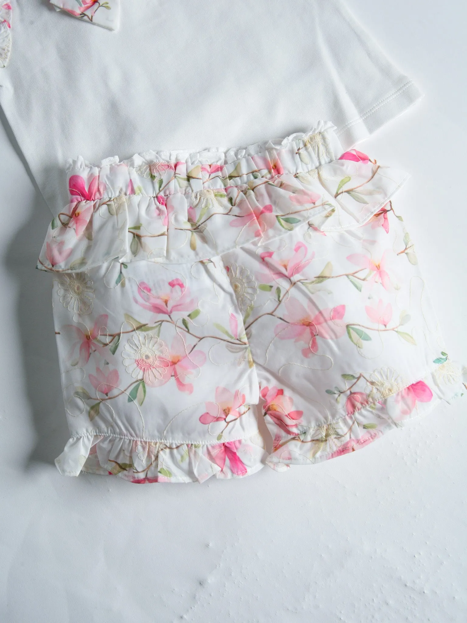 Mintini soft floral short set