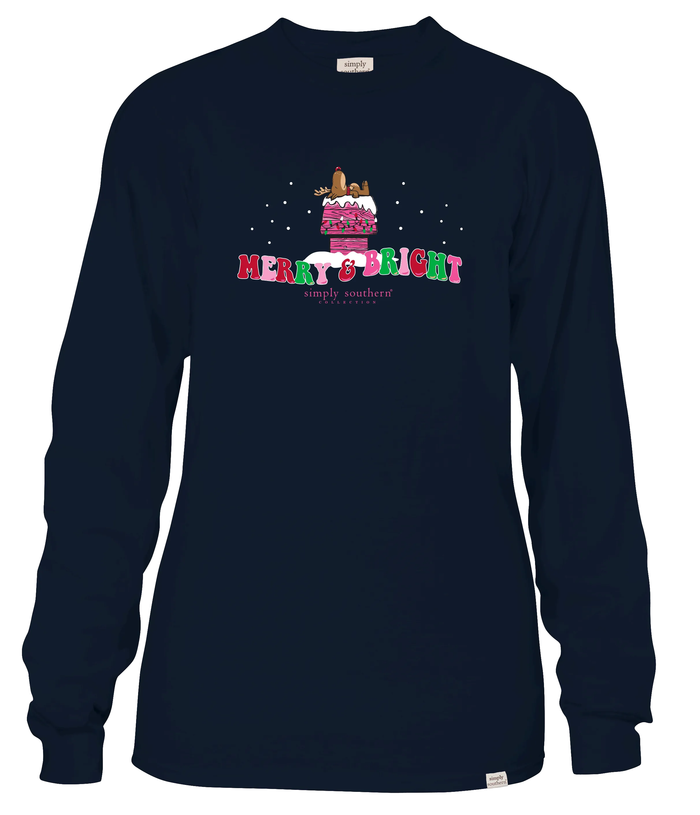 'Stay Merry & Bright' Long Sleeve Tee by Simply Southern