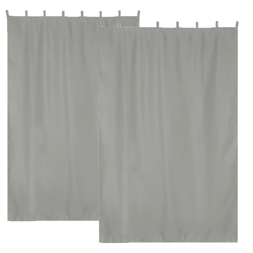 Tab Top Curtain Panel for Porch, Doors 54x84 2ct/Pack