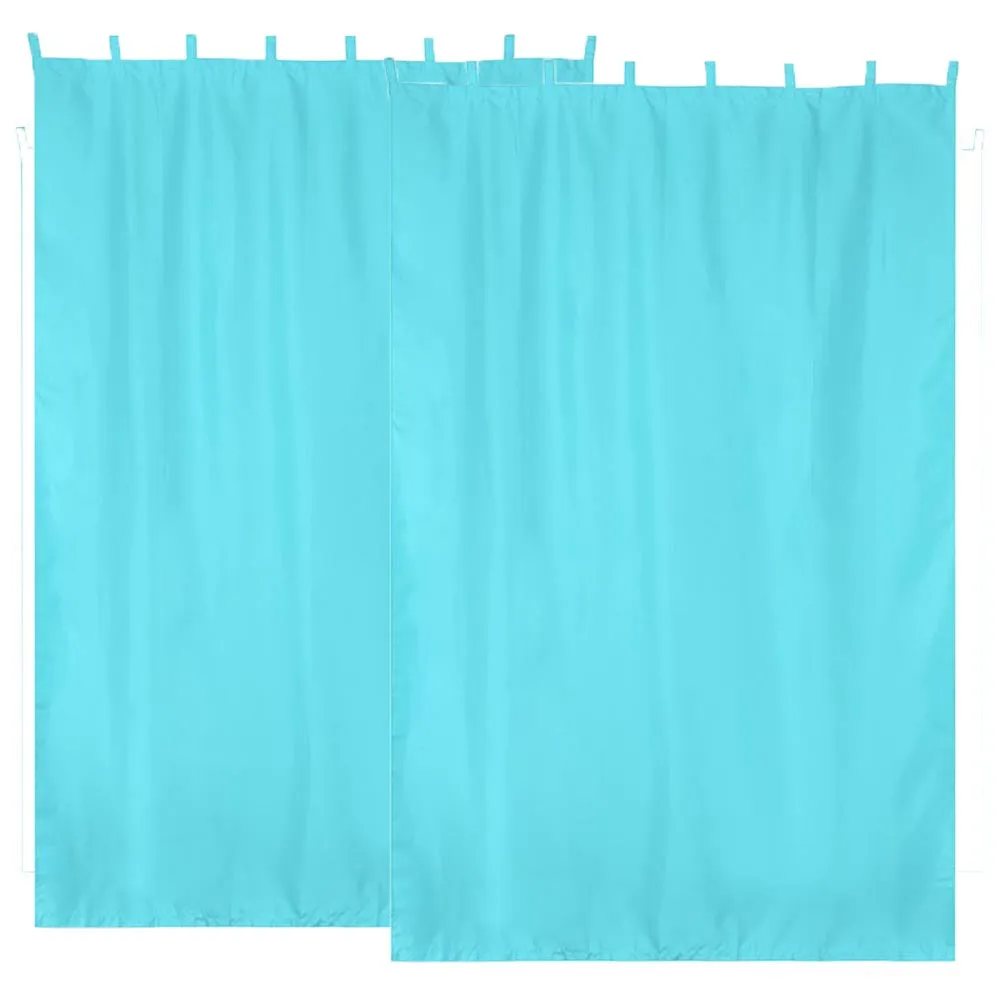 Tab Top Curtain Panel for Porch, Doors 54x84 2ct/Pack