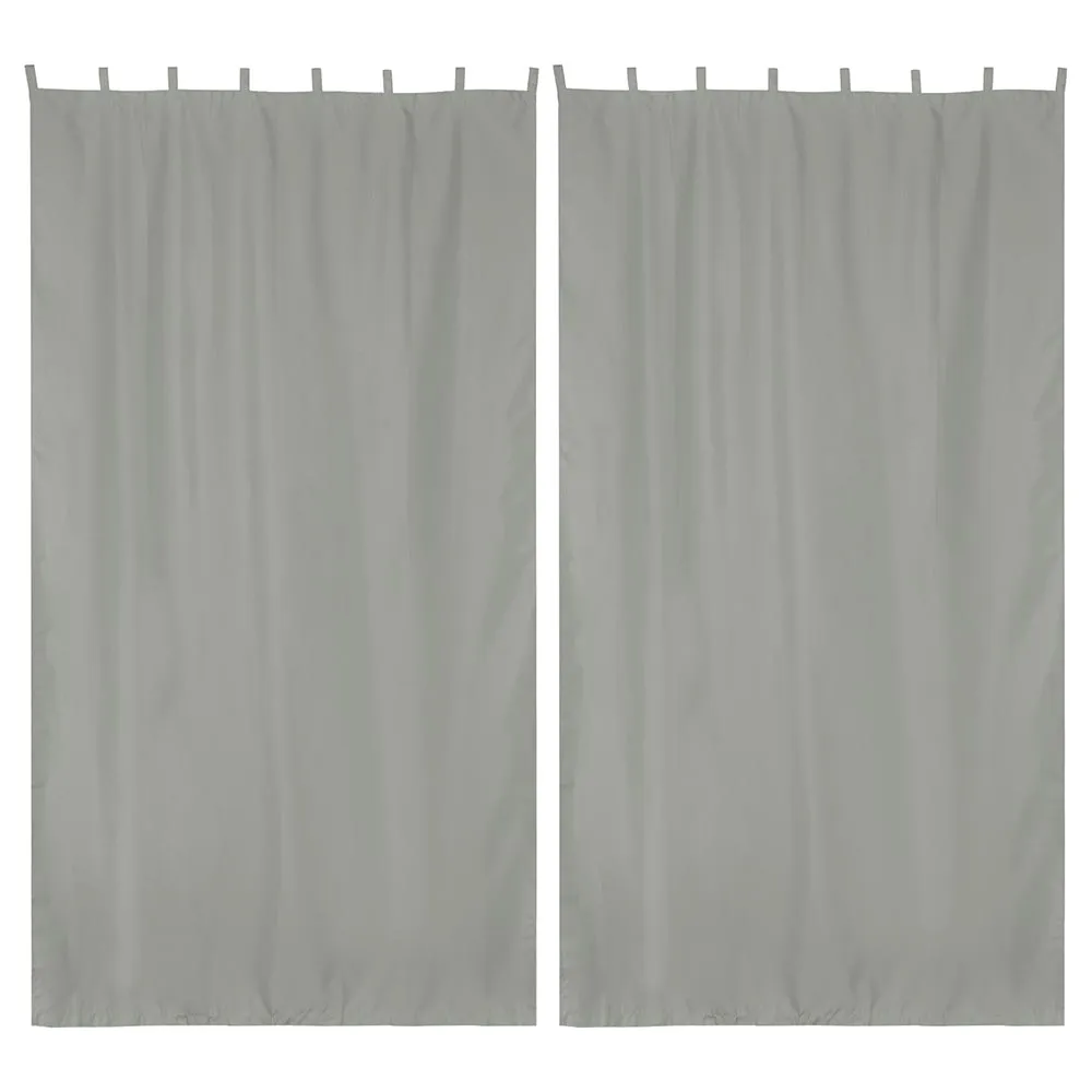 Tab Top Curtain Panel for Porch, Pergola 54x120 2ct/Pack