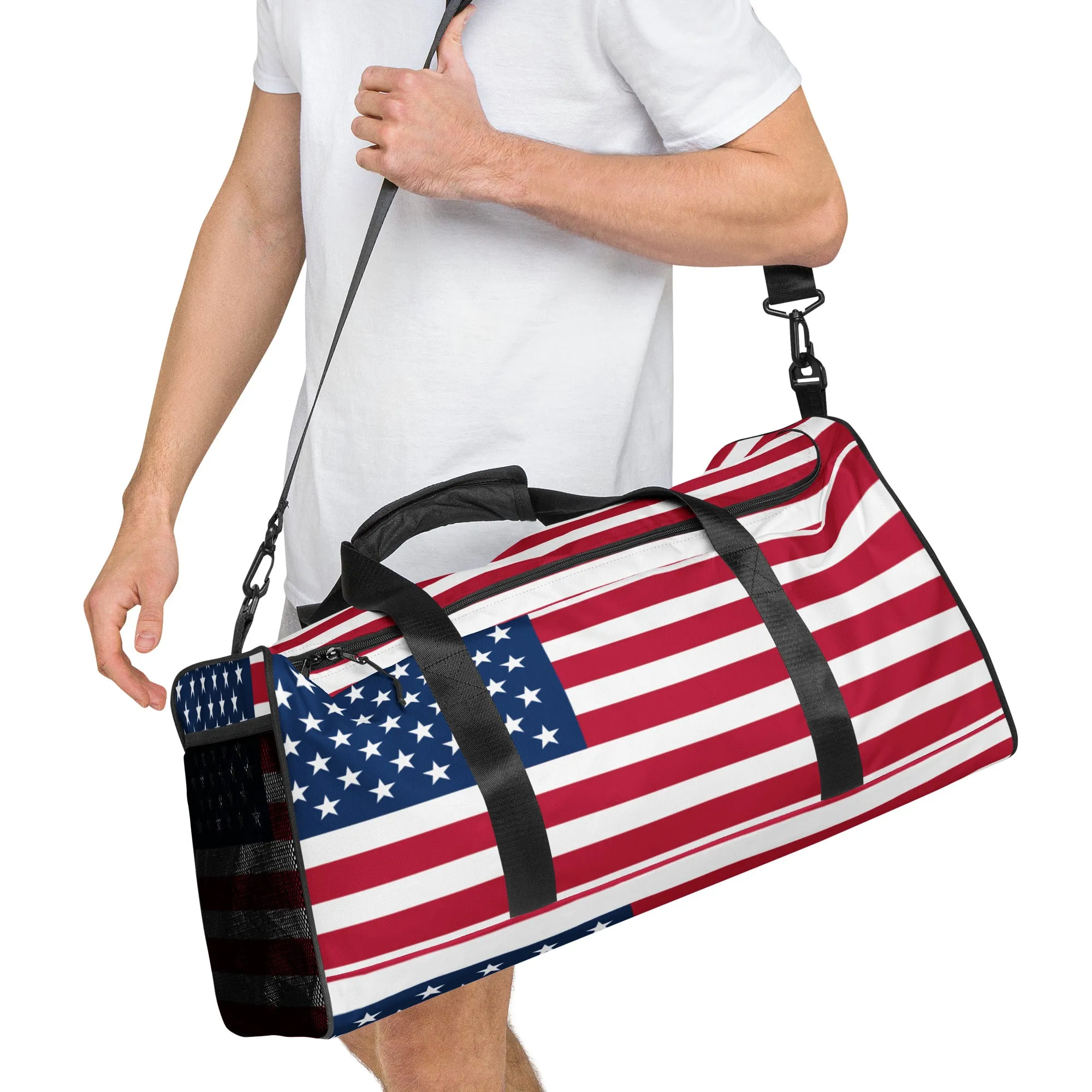 THEUS American Flag Duffle bag