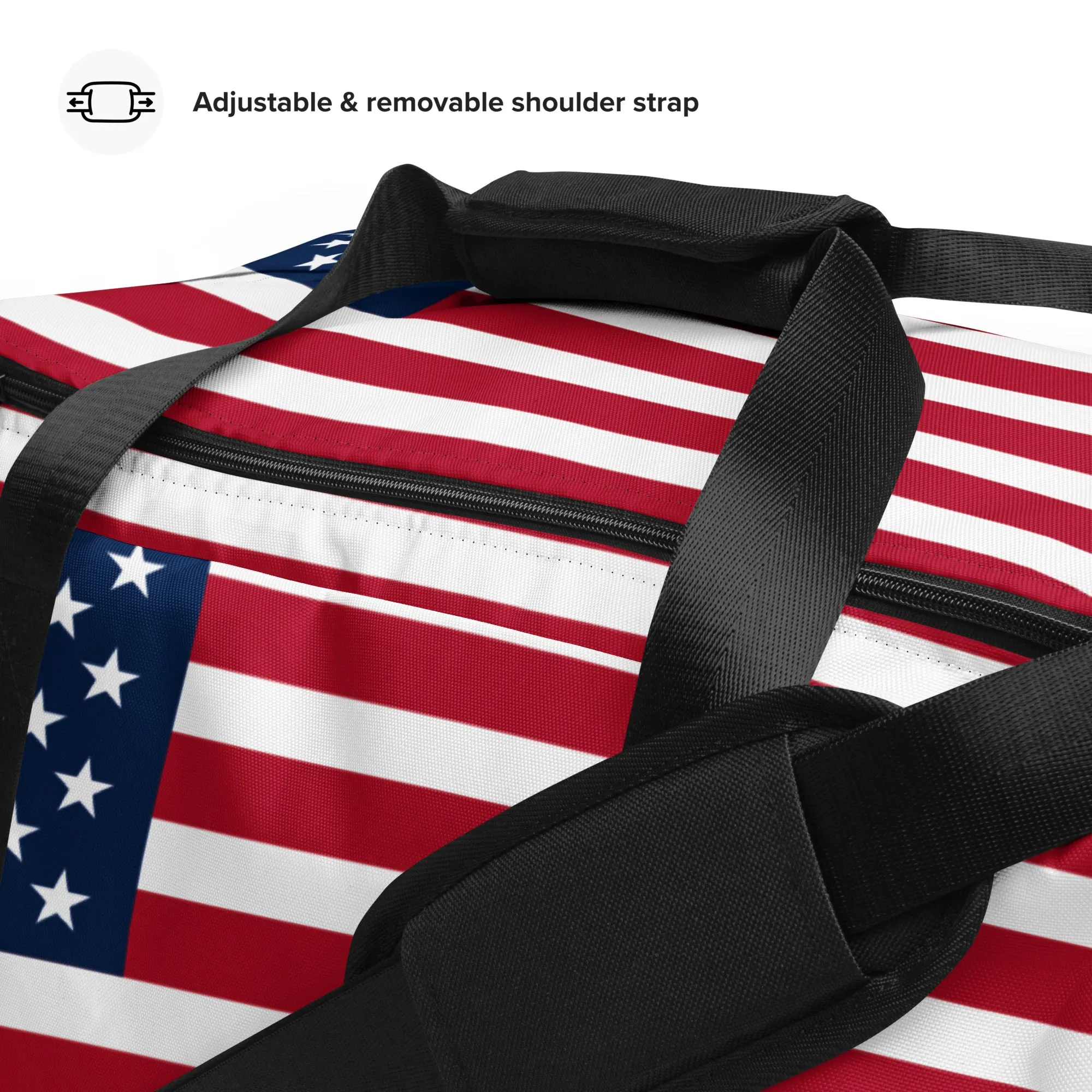 THEUS American Flag Duffle bag