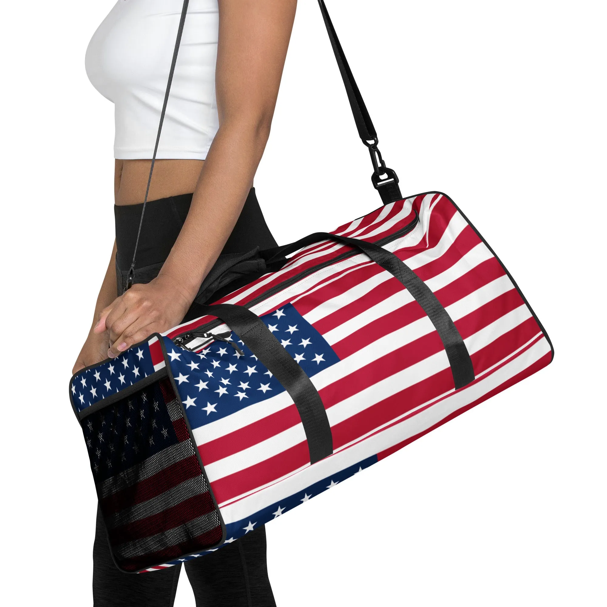 THEUS American Flag Duffle bag