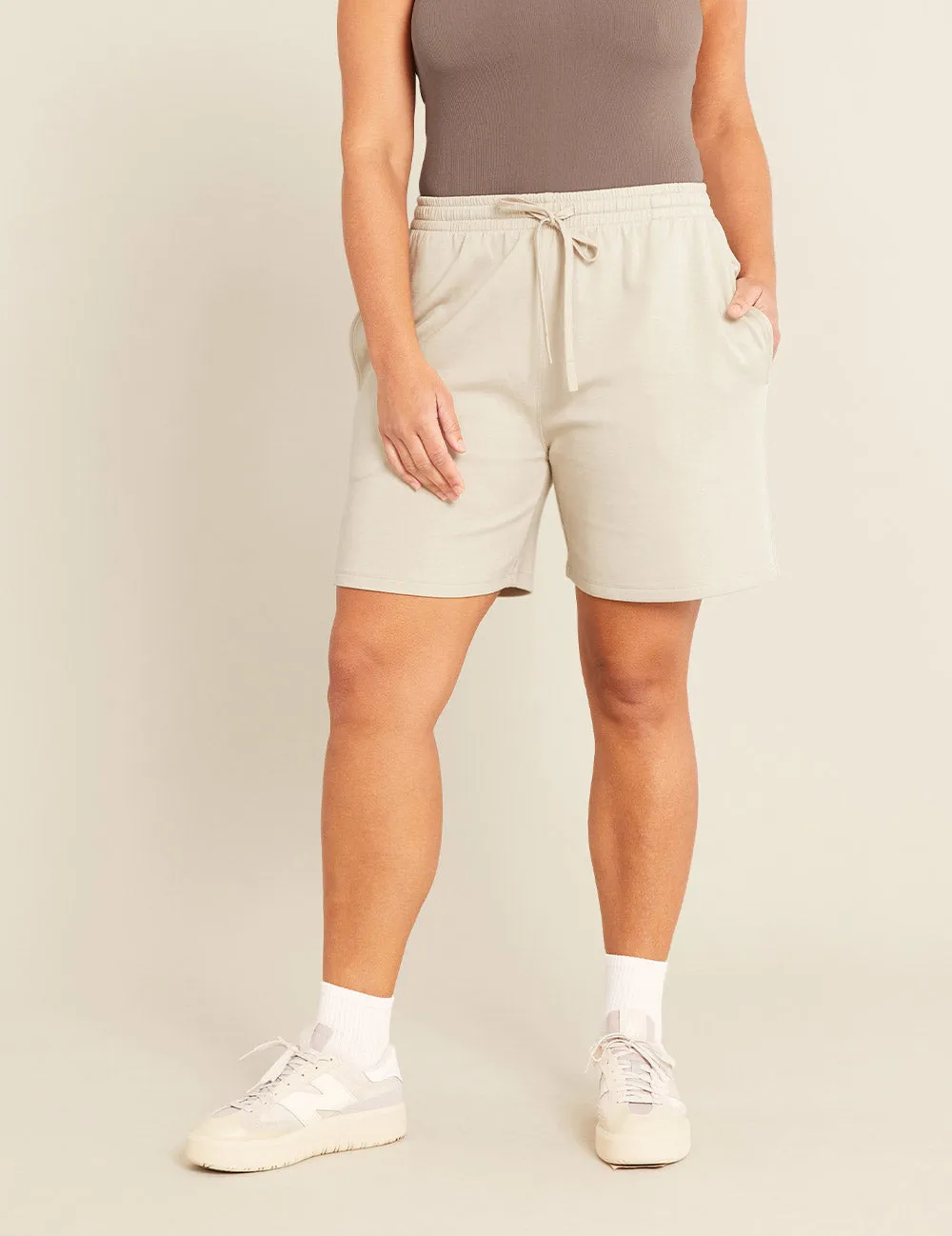 Unisex 6" Sweat Shorts - Sand