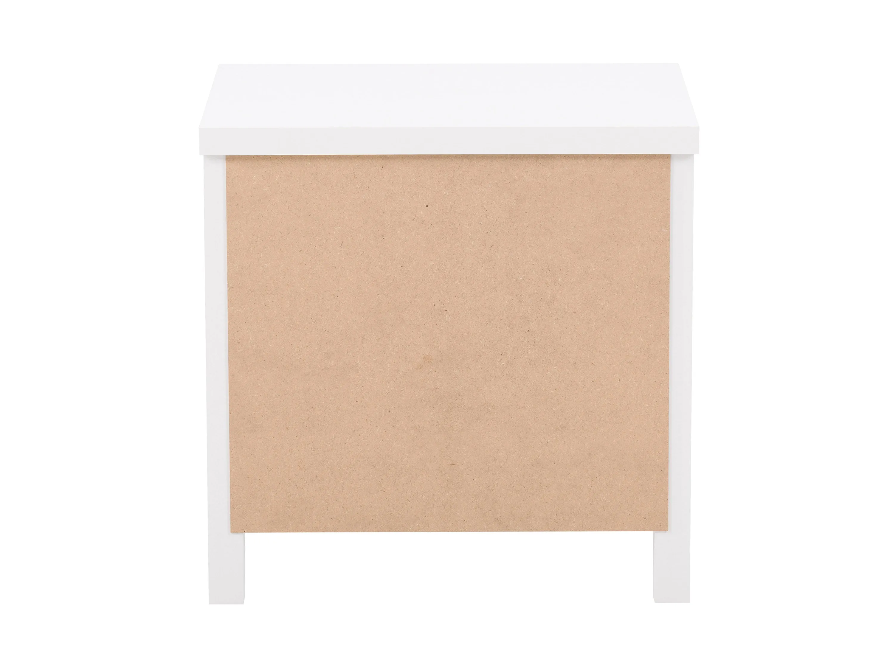 White 2 Drawer Night Stand