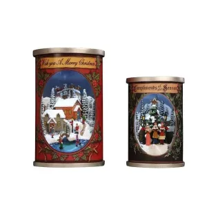 Winter Village Cans