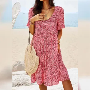 Women's Casual Floral Dress